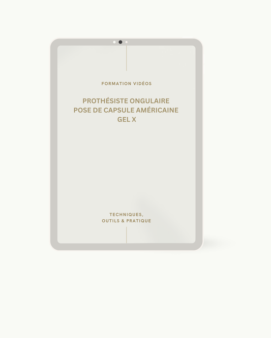 Formation vidéo - Pose Américaine Gel X  | Prothésiste ongulaire