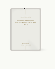 Formation vidéo - Pose Américaine Gel X  | Prothésiste ongulaire