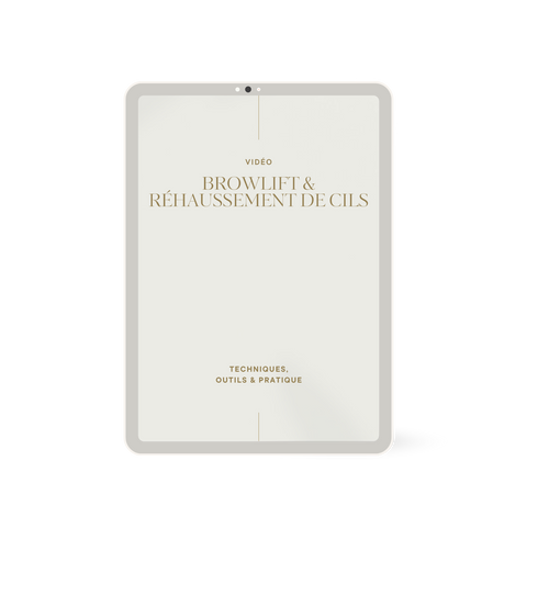 Formation vidéo – Browlift + Réhaussement des cils